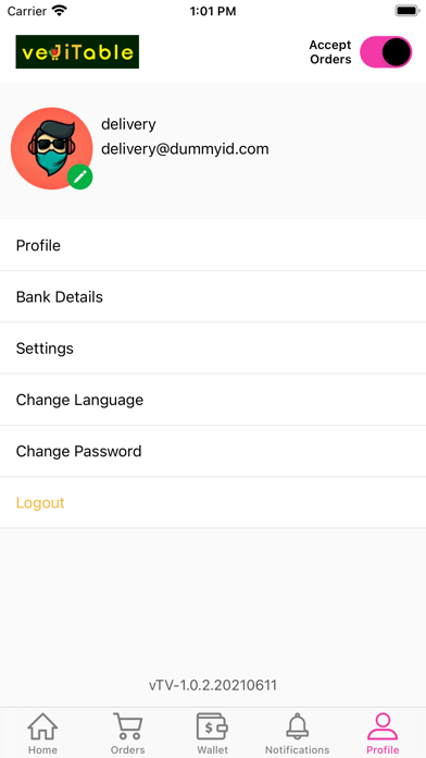 veJiTable Driver Screenshot