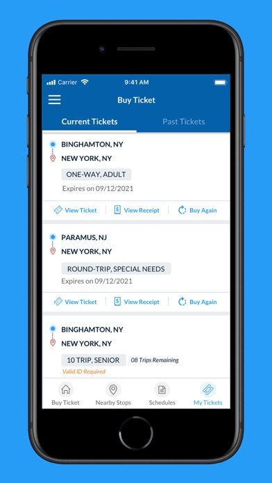 Coach USA Screenshot