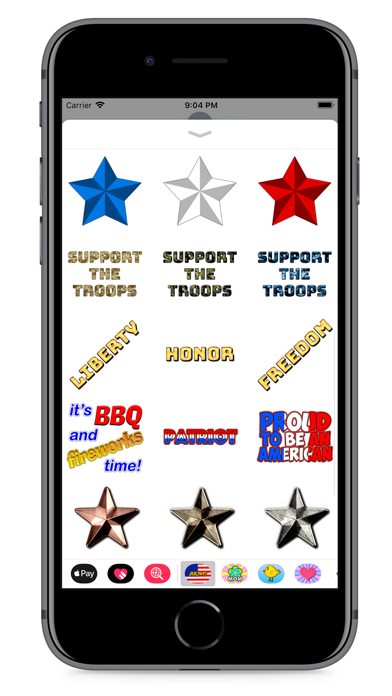 July 4th Fun Stickers Screenshot
