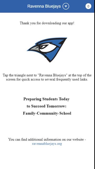 Screenshot #1 pour Ravenna Bluejays 2.0