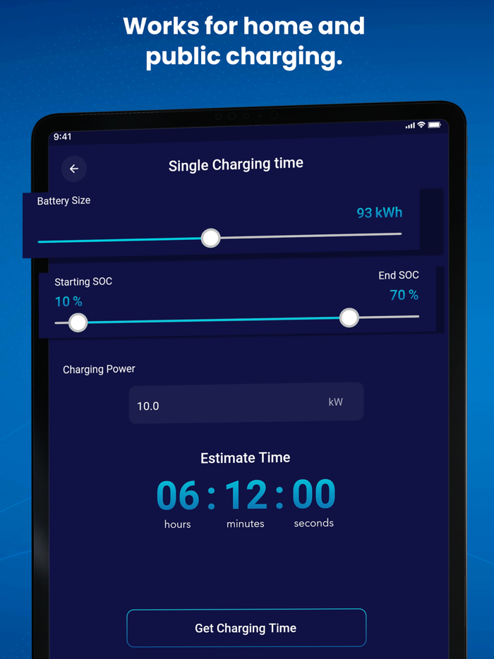 EV Charging Time Calculator