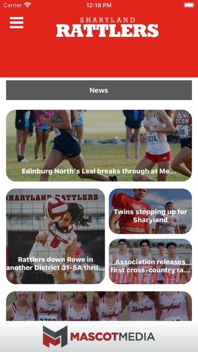 Sharyland ISD Athletics Screenshot