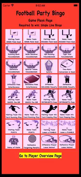 Game screenshot Football Party Bingo hack