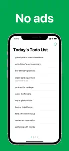 To do list - No ads checklist screenshot #2 for iPhone