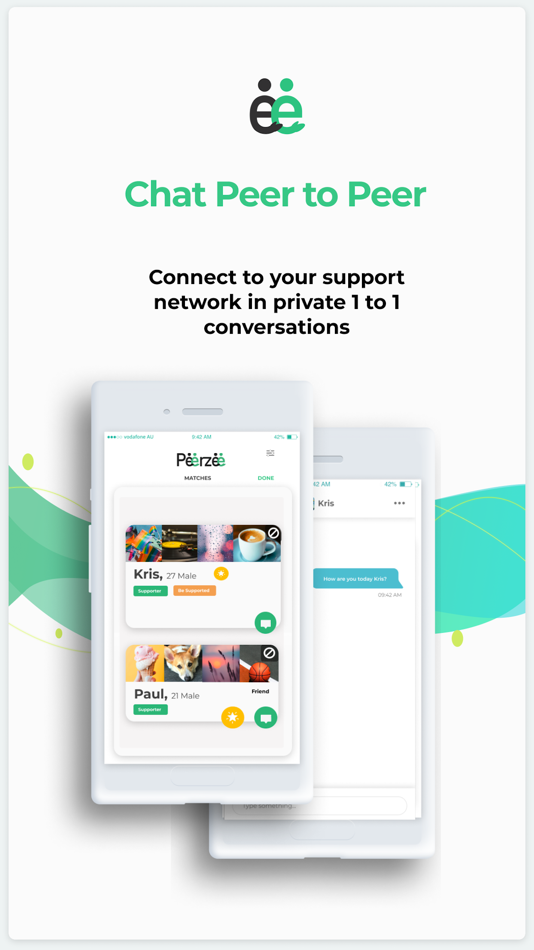 #5. Peerzee - 1 to 1 Peer Support (iOS) 由: Shelley Beeston
