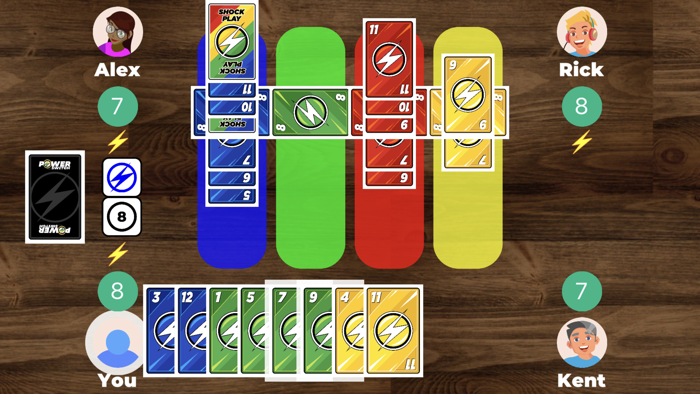 Power Switch Card Game