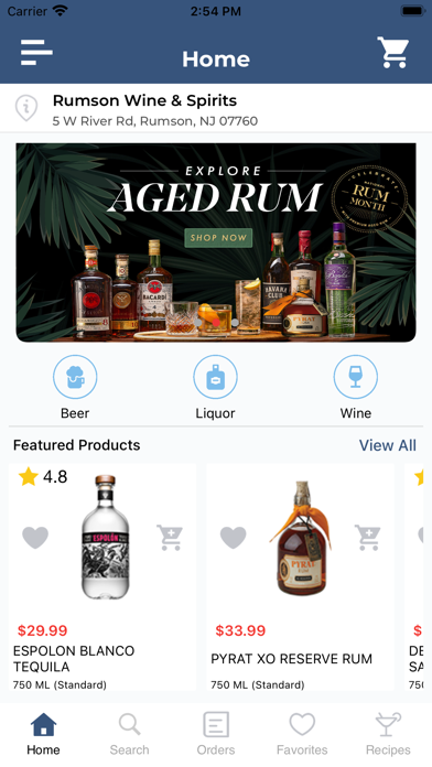 Rumson Wine & Spirits Screenshot