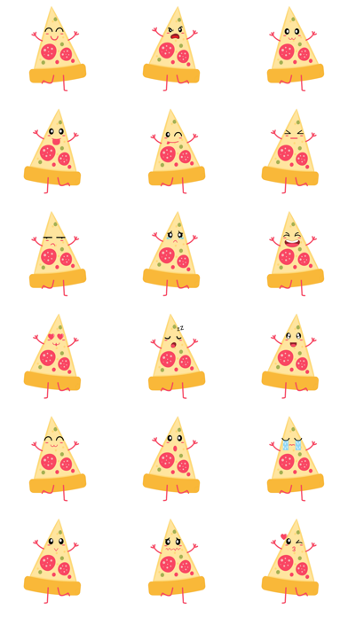 Pizza Slice Foodie Stickers Screenshot