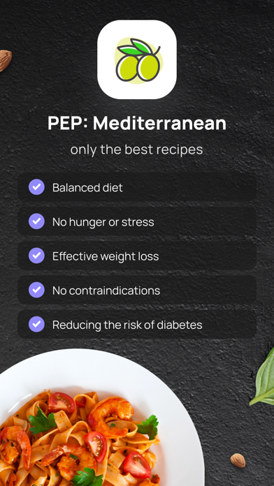 Screenshot #1 pour PEP: Mediterranean diet plan