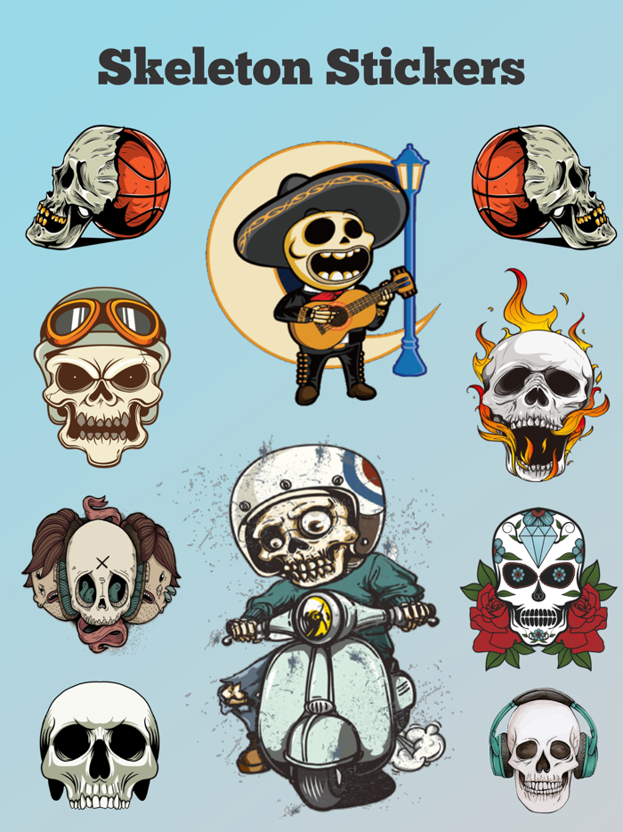 Skelton Army Stickers Pack