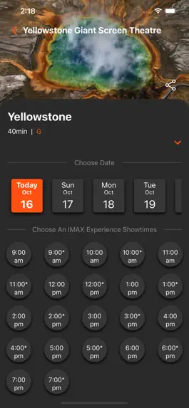 Game screenshot Yellowstone Giant Screen apk