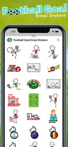 Football Goal Emoji Stickers screenshot #3 for iPhone