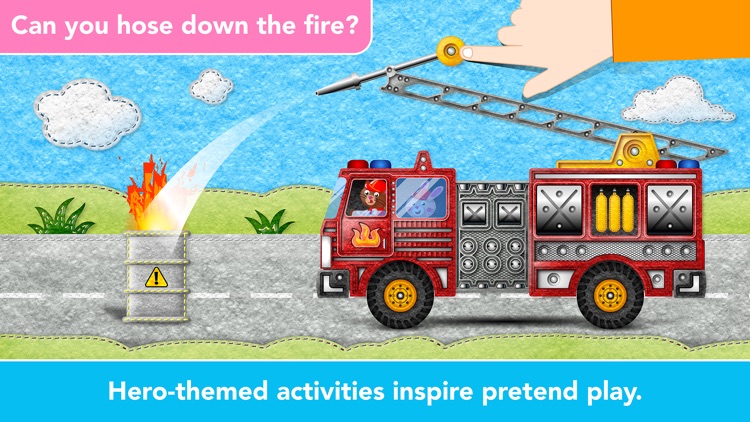 Kids Vehicles Fire Truck games screenshot-5