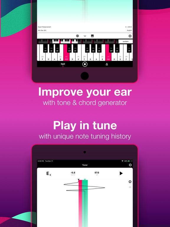 Screenshot #6 pour Tunable – Tuner & Metronome