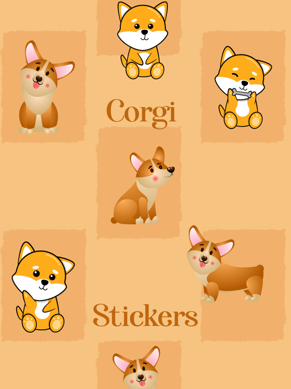 Screenshot #4 pour Cute Corgi Dog Stickers!