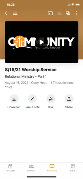 Game screenshot Community Fellowship Baptist hack
