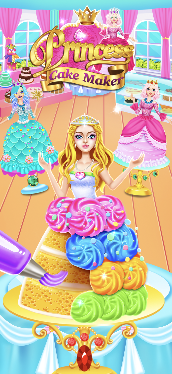 Rainbow Princess Cake Maker