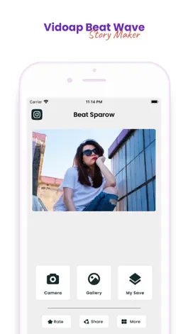 Game screenshot Vidoap Beat Video Status Maker hack