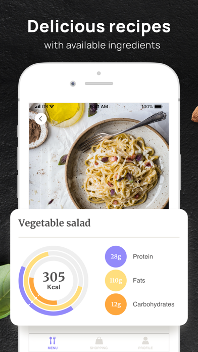 PEP: Mediterranean diet plan Screenshot