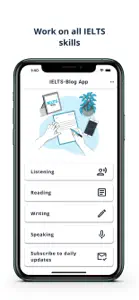 IELTS-Blog App for practice screenshot #1 for iPhone