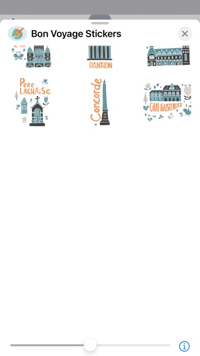 Bon Voyage Stickers Screenshot