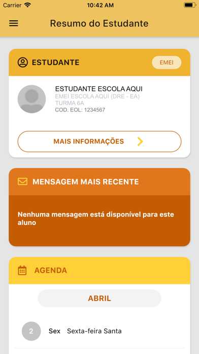 Escola aqui Screenshot