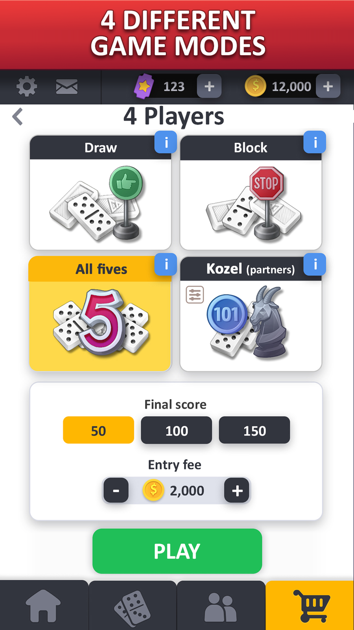 Domino online - play dominoes