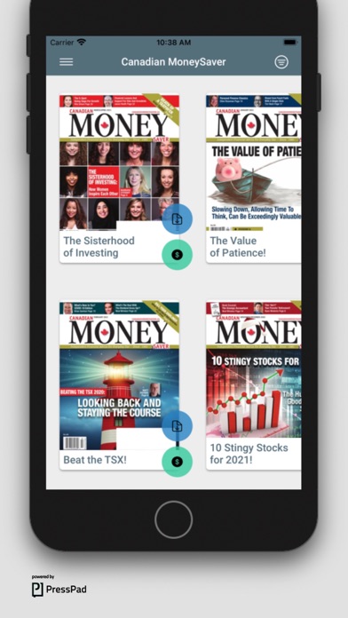 Canadian MoneySaver Magazine Screenshot