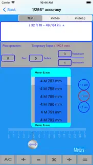 tape measure metric calculator iphone screenshot 4