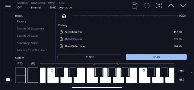 FRMS - Granular Synthesizer Skærmbillede