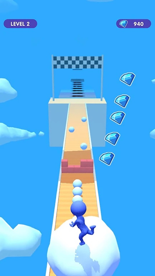#3. Snowball Run (iOS) 由: WONDER GROUP HOLDINGS LIMITED