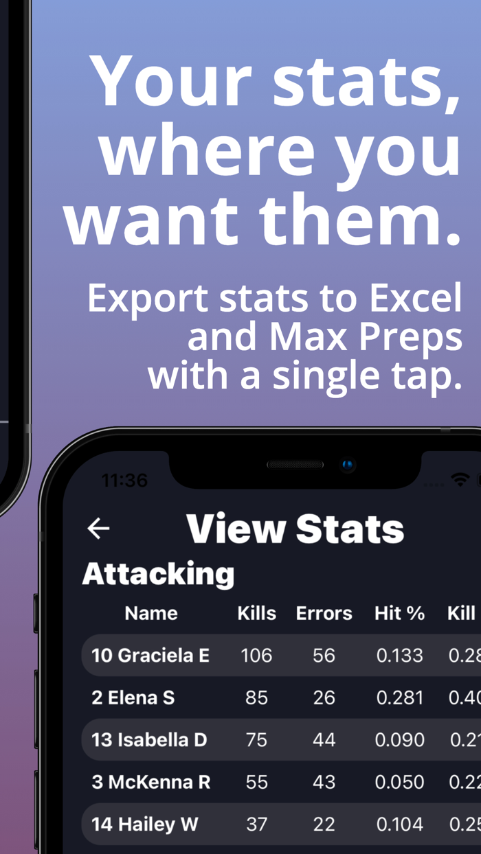 Stat Together Volleyball