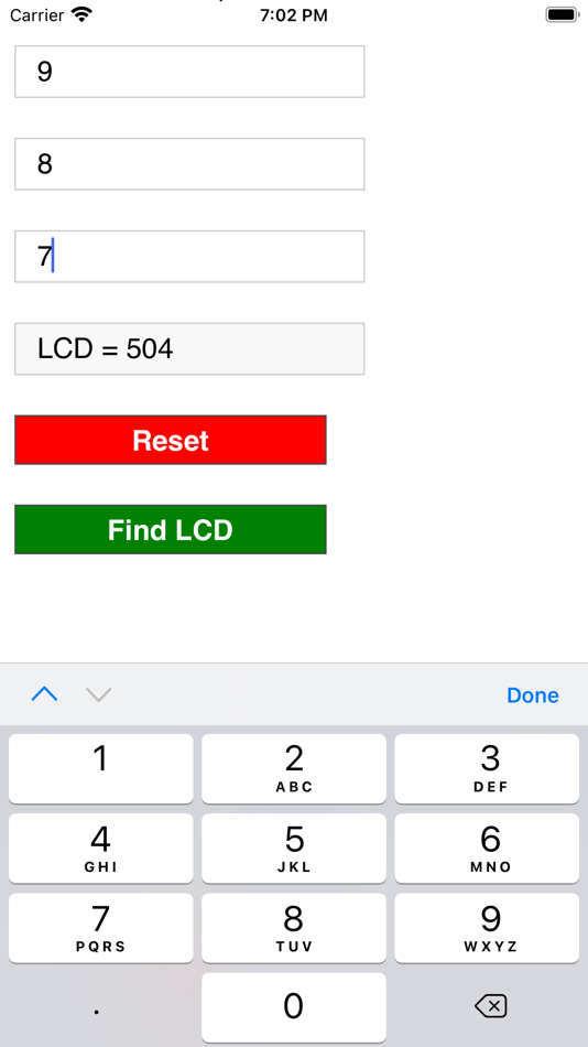 #1. Least Common Denominator (iOS) 由: H Valeur