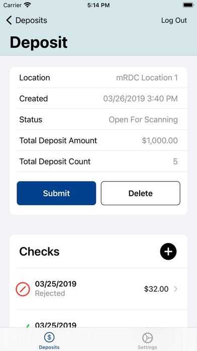 FBK Remote Deposit Mobile Screenshot