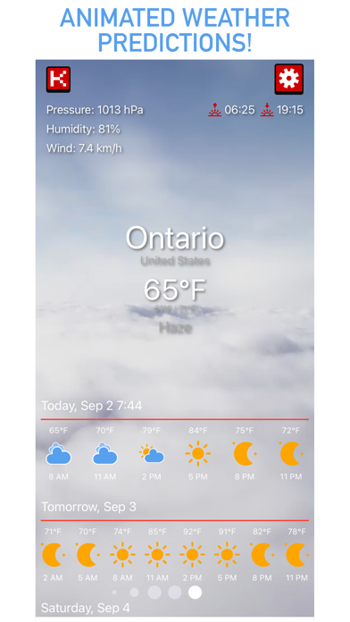 Screenshot #1 pour Weather App & Tv