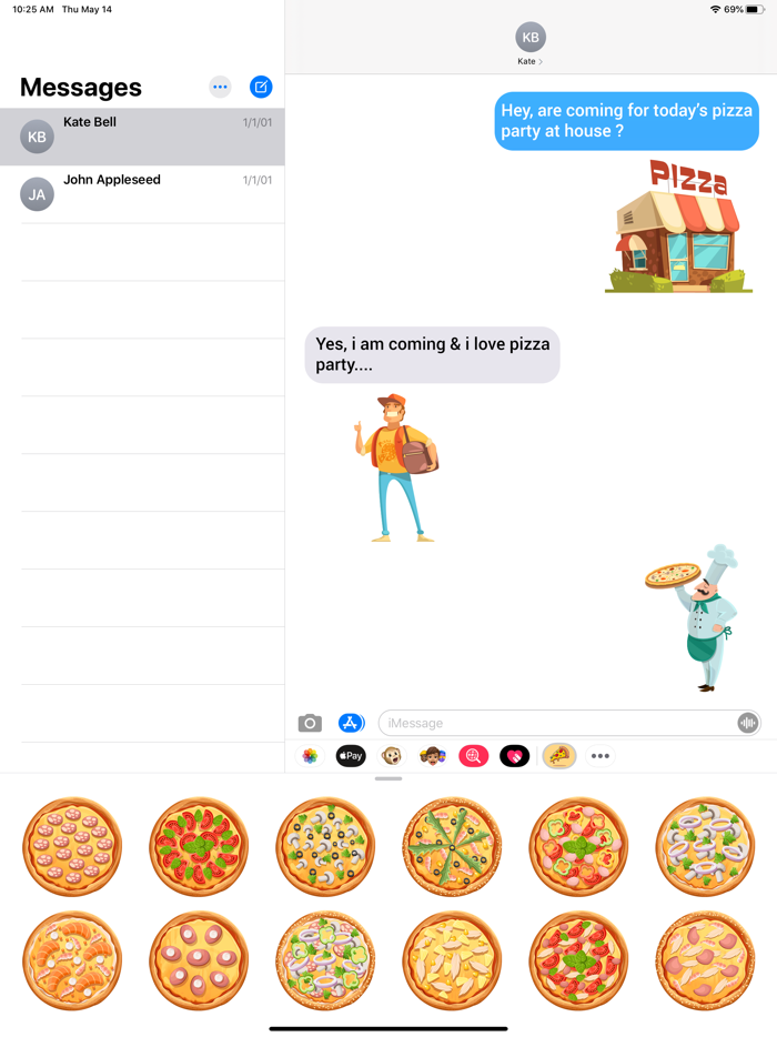 Loving Hot Pizza Stickers