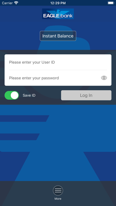 EAGLE.bank Screenshot