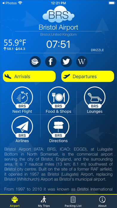 Bristol Airport (BRS) + Radarのおすすめ画像1