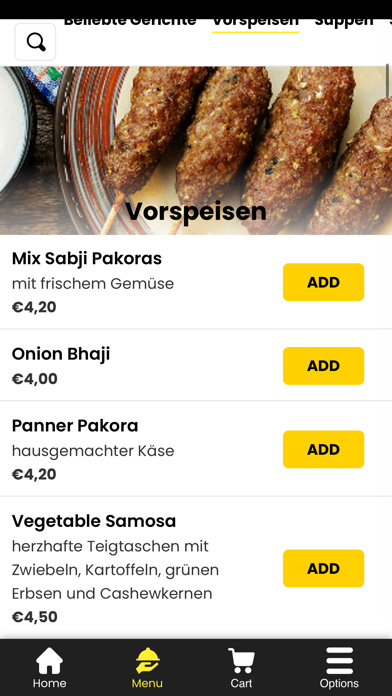 Indian Tandoori Restaurant Screenshot