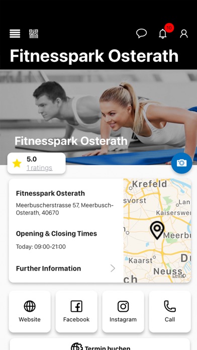 Fitnesspark Osterath Screenshot