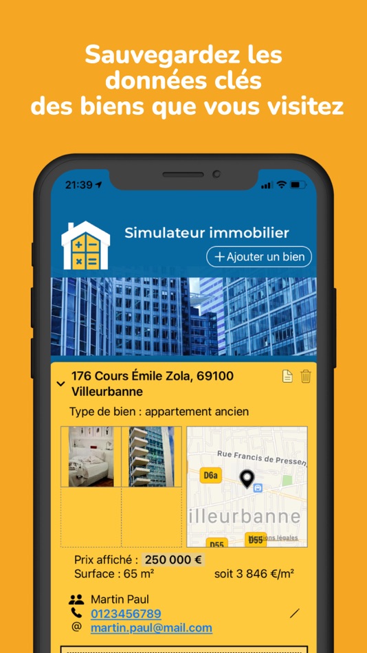 #1. Simulateur immobilier (iOS) Podle: Valentin Kouyoumdjian
