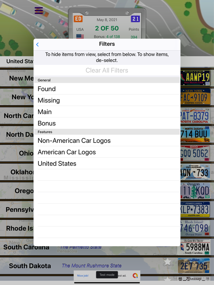 Plates - Family Travel Game