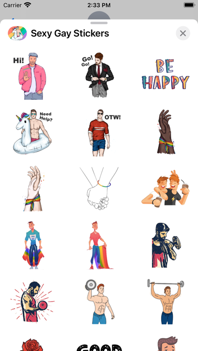 Sexy Gay Stickers Screenshot