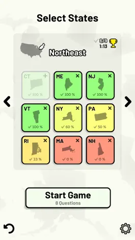 Game screenshot US States Quiz hack