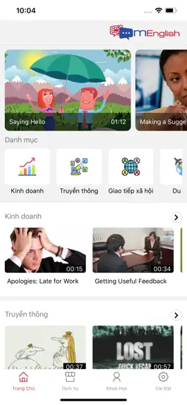 Game screenshot mEnglish - Tiếng anh online apk