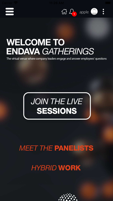 Endava Gatherings Screenshot