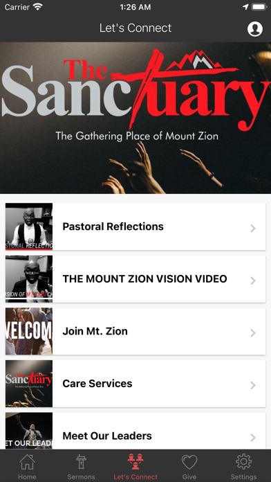 Mt. Zion Upstate Screenshot