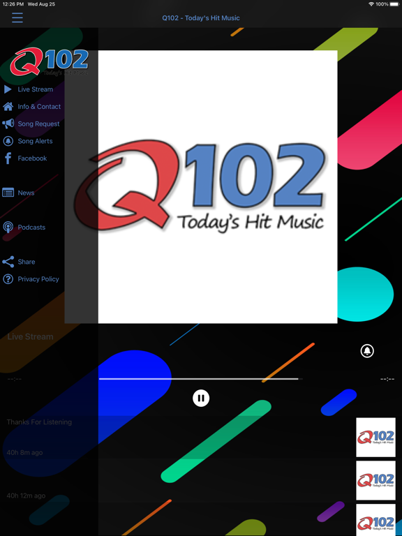 Screenshot #5 pour Today's Hit Music Q102