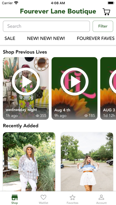 Fourever Lane Boutique screenshot 2