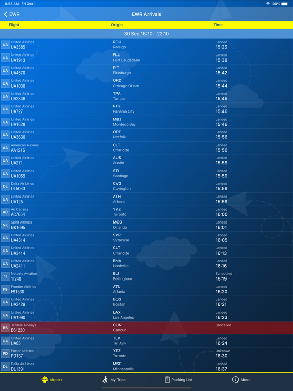 Screenshot #5 pour Newark Airport (EWR) + Radar